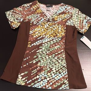 Cherokee flexibles scrub top